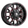 Mayhem 8015 Warrior Black w/Prism Red (8015-7952BTR)-1
