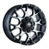 Mayhem 8015 Warrior Black w/Machined Face (8015-7956B)-1