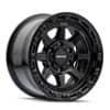 Mayhem 8306 Ridgeline 17x8.5 6x139.7 6 ET 106.1 CB Satin Black (8306-7883MB6)-1