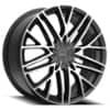 Motiv 437MB 22x9 5x115 / 5x120 20 ET 74.1 CB Gloss Black/Machined (437MB-2295520)-1