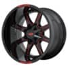 Moto Metal MO970 20x10 8x170 -18 ET 125.5 CB Black Milled / Red Tint (MO970210873C18N)-1