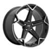 Niche Arrow M259 Gloss Black with Brushed Face (M259209090+18)-1