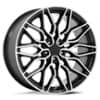Niche Calabria 5 NC277 22x9 5x112 27 ET 66.6 CB Black Machined (NC277BD22905727)-1