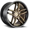 Niche Methos M195 19x9.5 5x120 35 ET 72.56 CB Matte Bronze Black Bead Ring (M195199521+35)-1