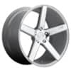 Niche Milan M135 19x8.5 5x114.3 35 ET 72.56 CB Silver w/Machined Cut Face (M135198565+35)-1