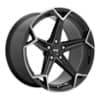 Niche Arrow N259 20x10.5 5x114.3 40 ET 72.7 CB Gloss Black Brushed (M259200565+40)-1