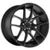 Niche Targa M130 20x8.5 5x120 35 ET 72.56 CB Black & Machined w/Dark Tint (M130208521+35)-1