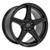 OE Replica Wheels FR06B 18x10 5x114.3 22 ET 70.6 CB Black (FR06B18100545022B)-1