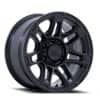 Pro Comp PA204 Roughneck 17x8.5 6x139.7 0 ET 106.1 CB Matte Black (PA204MX17856800)-1