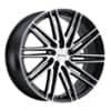 Petrol P1C 18x8 5x114.3 40 ET 76.1 CB Gloss Black / Machined Face (1880P1C405114F76)-1
