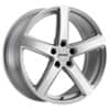 Petrol P2A 19x8 5x100 35 ET 72.1 CB Silver w/Machine Cut Face (1980P2A355100S72)-1