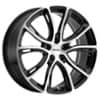 Petrol P5A 17x7.5 5x114.3 40 ET 76.1 CB Gloss Black w/Machine Cut Face (1775P5A405114B76)-1