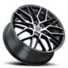Platinum 459U Retribution Gloss Black with Diamond Cut Face and Clear Coat-2