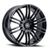 Voxx Porto 19x8.5 5x108 35 ET 73.1 CB Gloss Black (POR 985-5008-35 GB)-1