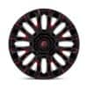 Fuel D829 Quake Gloss Black Milled Red Tint-3