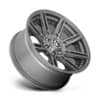 Fuel D710 Rogue Platinum Brushed Gunmetal Tinted Clear-2