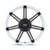 Rotiform FRA R907 Gloss Black With Matte Black Spokes-4