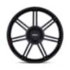 Rotiform FRA R907 Gloss Black With Matte Black Spokes-4