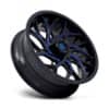 Fuel UTV D778 Runner Gloss Black Milled Candy Blue-2