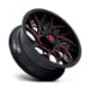 Fuel UTV D779 Runner Gloss Black Milled Candy Red-2