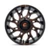 Fuel UTV D780 Runner Gloss Black Milled Orange-3