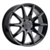 Raceline 159 Spike Gloss Black (159B-88060+15)-1