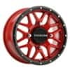 Raceline A94R Krank 15x7 4x156 10 ET 132.5 CB Red/Black Simulated Beadlock (A94R-57056+10)-1