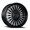 Dolce Razzo 22x9.5 6x139.7 18 ET 66.6 CB Gloss Black (RAZZO-229500GB18)-1
