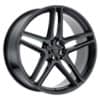 Redbourne Crown 22x10 5x120 35 ET 72.56 CB Gloss Black / Machined Face (2210CWN355120B72)-1