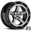 Reika Teton R20 17x7 5x100 15 ET 65.1 CB Gloss Black Machine Face (R20770151007F)-1