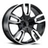 Voxx Replica RST Gloss Black Machined Face (RST229613924GBM)-1