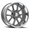 Resto Laguna 22x8.5 5x114.3 1 ET 72.69 CB Texture Gunmetal Center/Milled Windows/Diamond Cut Lip (R1012285654712)-1