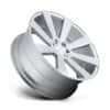 Dub 8 Ball (S213) Gloss Silver Brushed-2