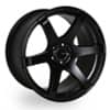 Enkei T6S 17x8 5x100 45 ET 72.56 CB Matte Black (485-780-8045BK)-1