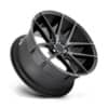 Niche Targa M130 Black & Machined w/Dark Tint-2