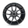 Niche Targa M130 Black & Machined w/Dark Tint-3