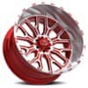 TIS Offroad 560MRL Gloss Red Machined Face 2