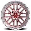 TIS Offroad 560MRL Gloss Red Machined Face 3