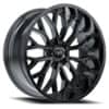 TIS Offroad 565B 22x10 6x139.7 -19 ET 106.2 CB Gloss Black (565B-2208319)-1