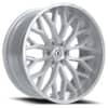 TIS Offroad 565BSM 22x12 8x180 -44 ET 125.2 CB Brushed Silver & Milled (565BSM-2228944)-1