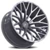 TIS Offroad 566BSM Brushed Silver Milled 2