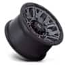 Fuel D825 Traction Matte Gunmetal w/Black Ring-2