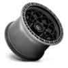 Fuel UTV D783 Unit Matte Black With Gunmetal Ring-2