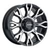 Ultra 123U Scorpion Gloss Black w/Diamond Cut Face and Clear Coat (123-7935U+12)-1