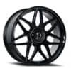 Dolce Verona 22x9.5 6x139.7 35 ET 66.6 CB Gloss Black (VERONA-229500GB)-1