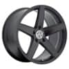 Victor Equipment Baden 19x11 5x130 36 ET 71.6 CB Matte Black (1911VIB365130M71)-1