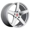 Victor Equipment Baden 19x11 5x130 55 ET 71.6 CB Silver with Mirror Cut Face (1911VIB555130S71)-1