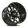Vision 360 Sliver Gloss Black Machined Face-2
