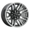 Vision 112 Assault 12x8 4x101.6 -10 ET 69.8 CB Gunmetal Machined Face (112-12844GMMF4)-1