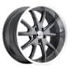 Vision 143 Torque 15x7 5x120.65 -7 ET 83 CB Gunmetal Machined Lip (143-5761GMML-7)-1